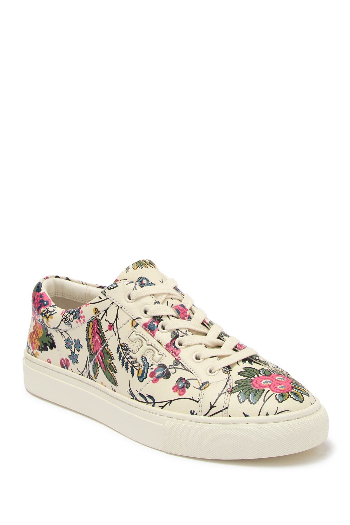tory burch floral sneakers