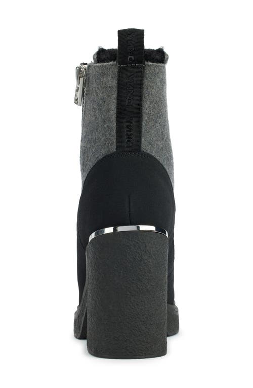 Dkny Toia Platform Bootie In Black/grey
