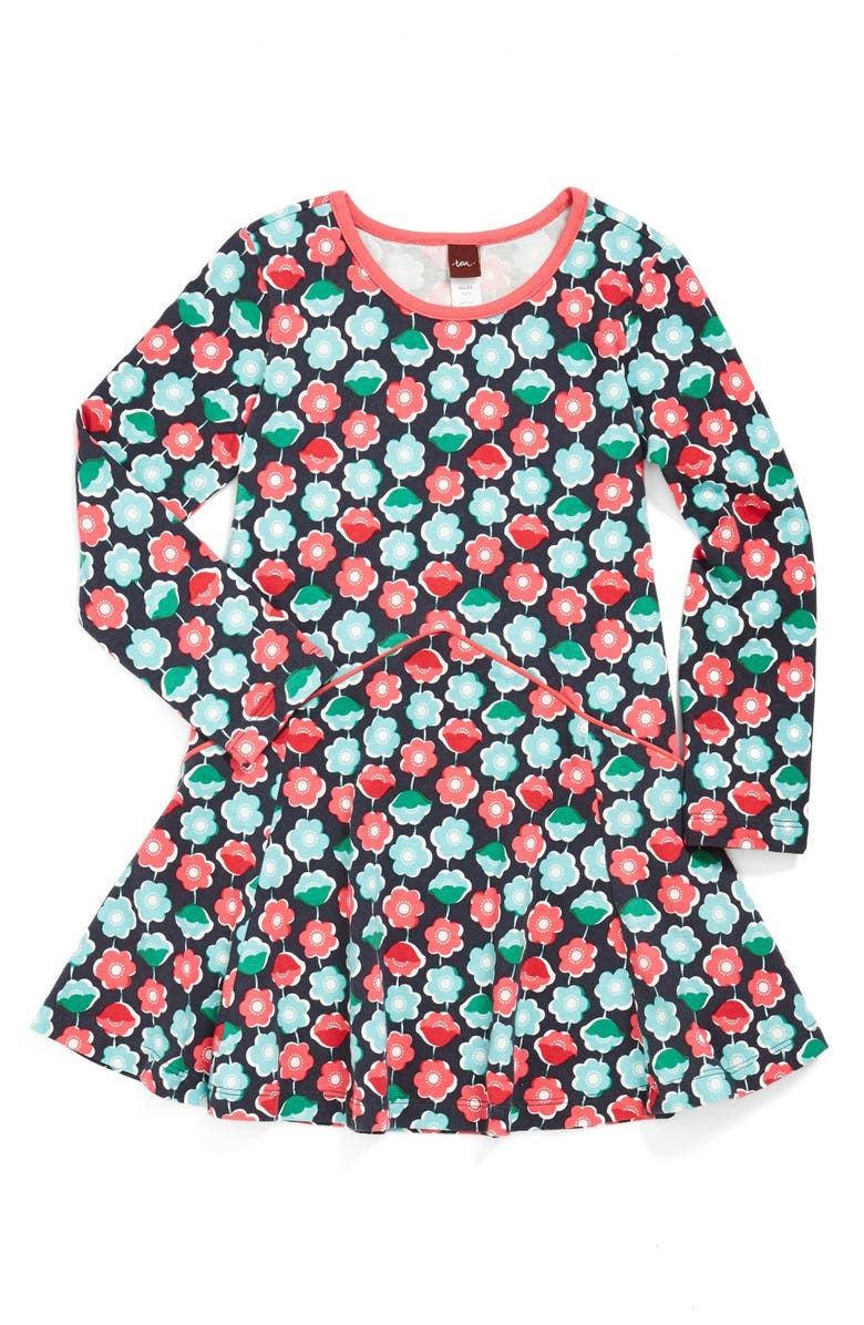 Tea Collection 'Blumen Maedchen' Skater Dress (Toddler Girls, Little ...