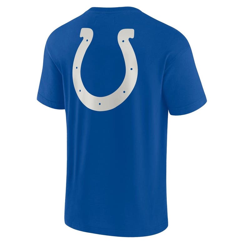 Shop Fanatics Signature Unisex  Royal Indianapolis Colts Elements Super Soft Short Sleeve T-shirt