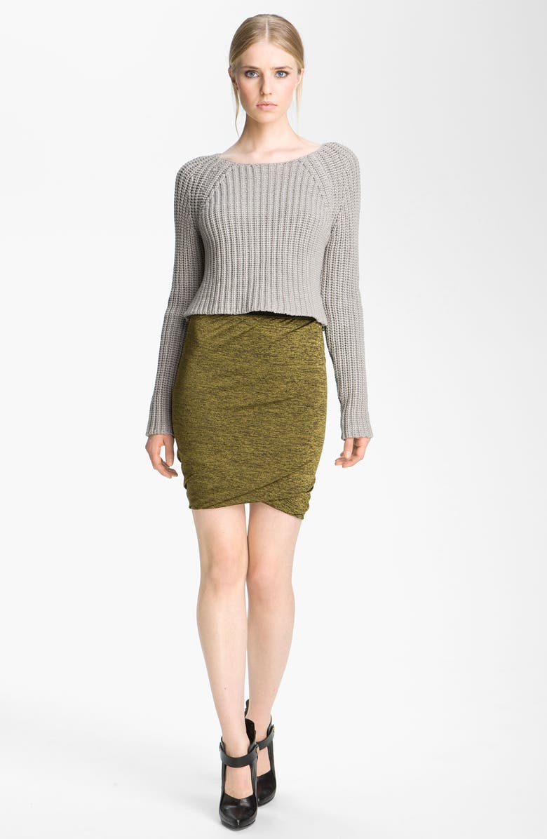 T by Alexander Wang Crop Pullover Sweater | Nordstrom