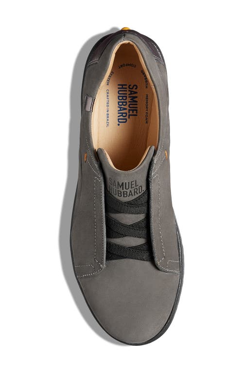 Samuel Hubbard Marin Slip-on Sneaker In Gray Nubuck