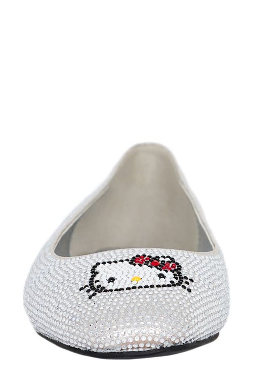 Shop Katy Perry X Hello Kitty® Ballet Flat In Silver