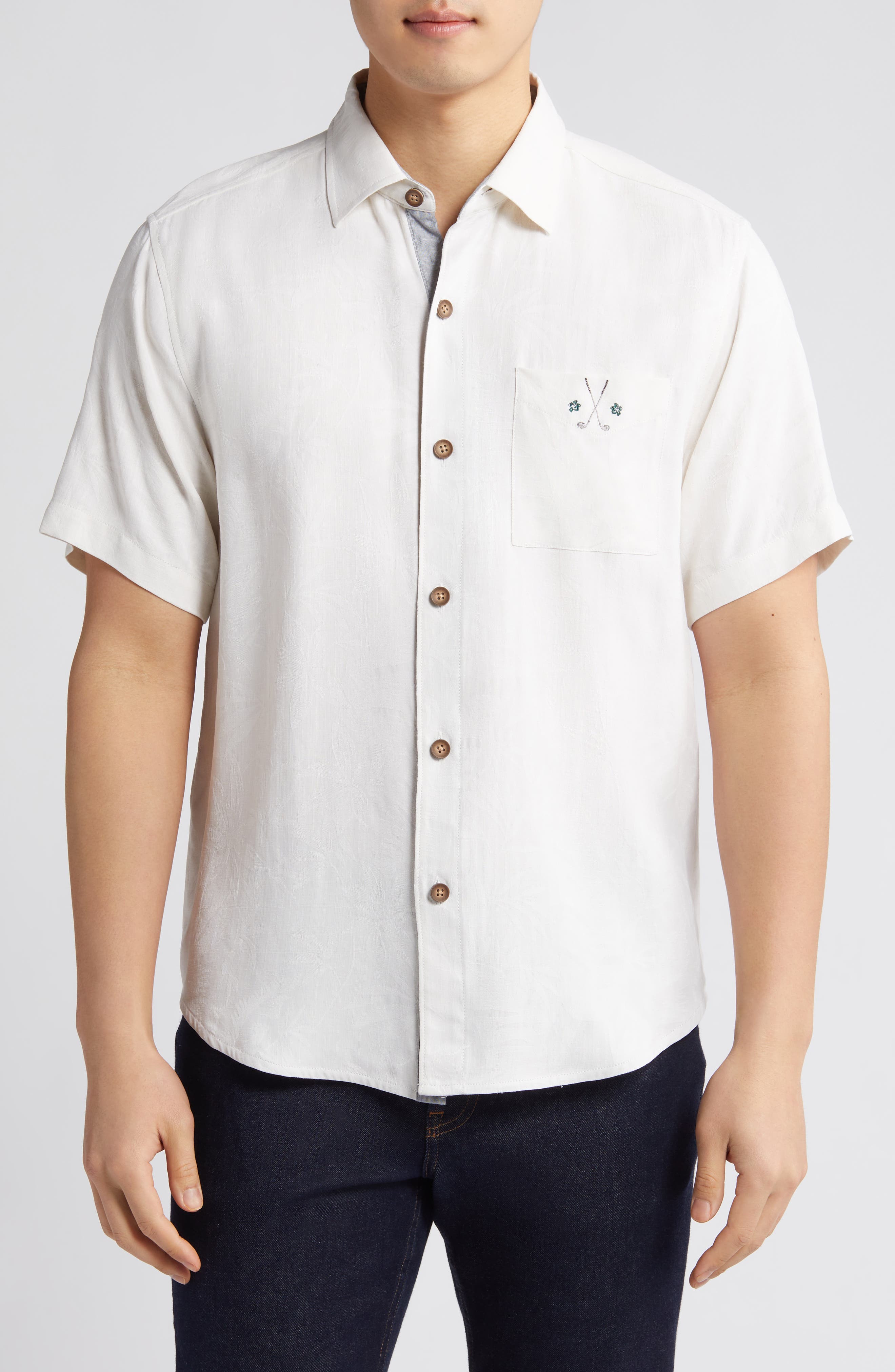 Men's 100% Silk Button Up Shirts | Nordstrom
