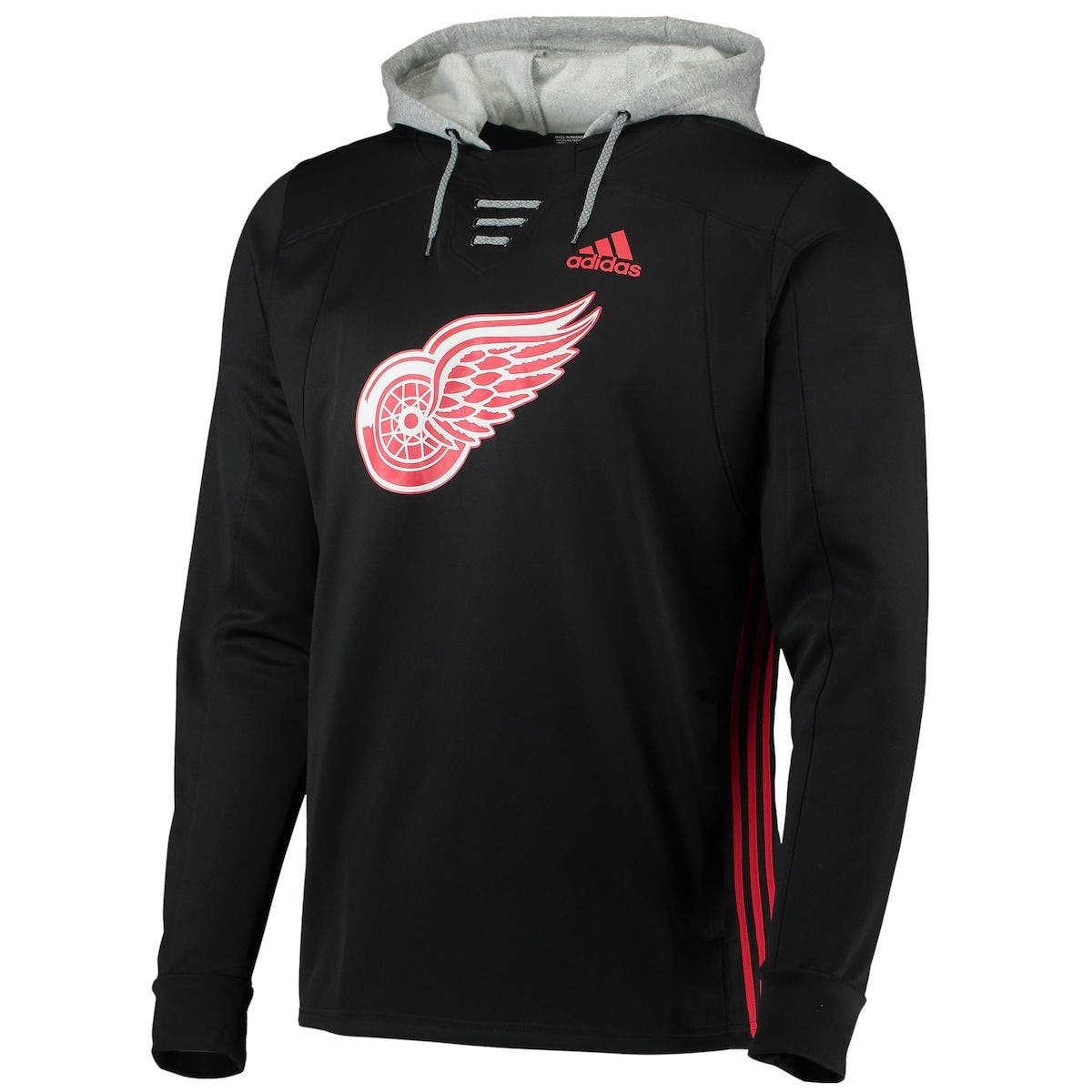 adidas red wings hoodie