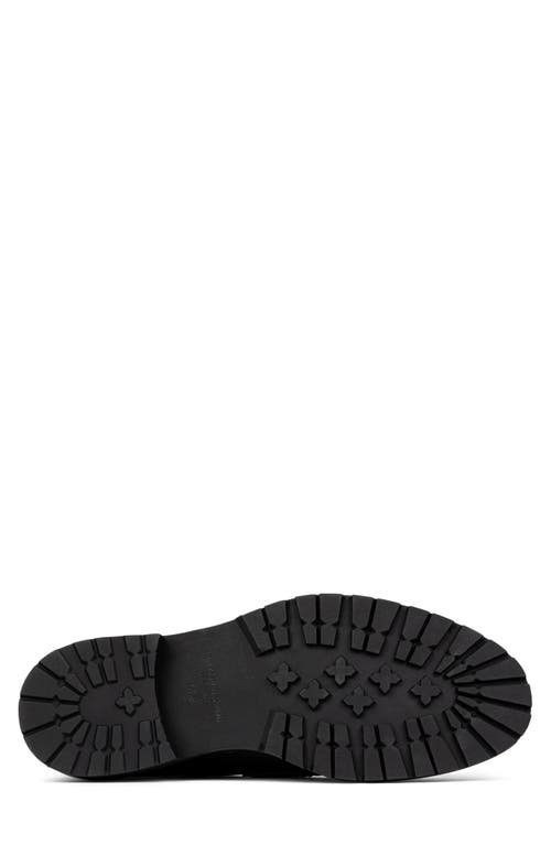 Shop Donald Pliner Lug Penny Loafer In Black