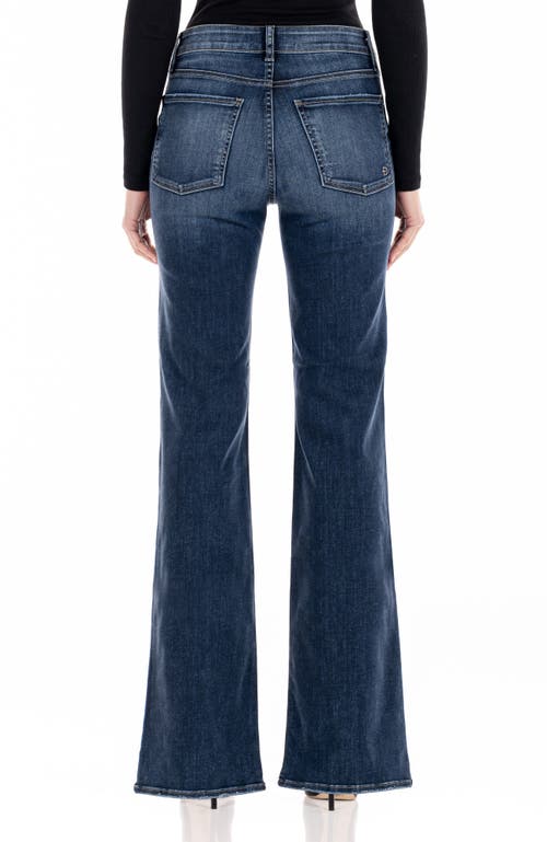 Shop Fidelity Denim Katie High Rise Classic Flare Jeans In St. Tropez