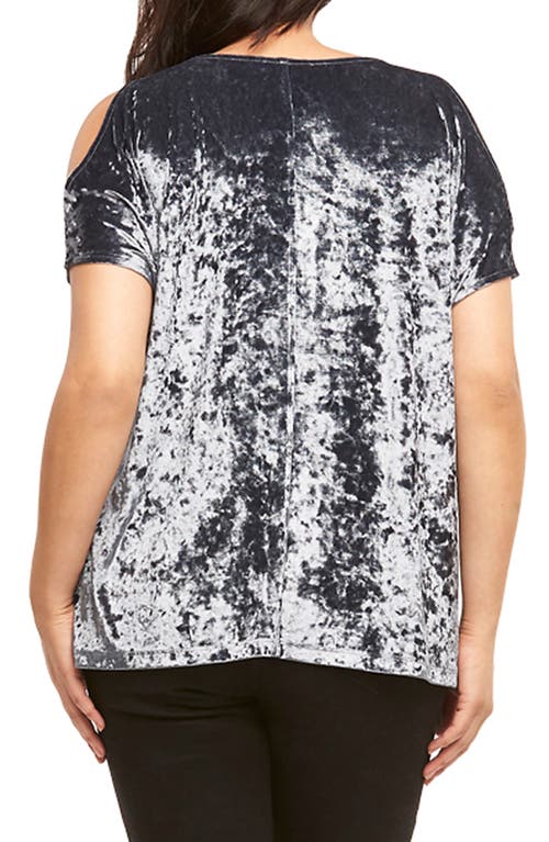 Tart Rocky Cold Shoulder Top In Slate