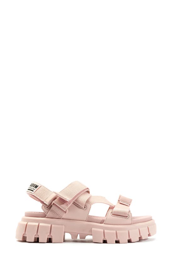 Palladium Revolt Mono Platform Sandal In Rose Smoke