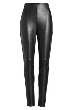 Halogen® Faux Leather Leggings (Regular & Petite) | Nordstrom