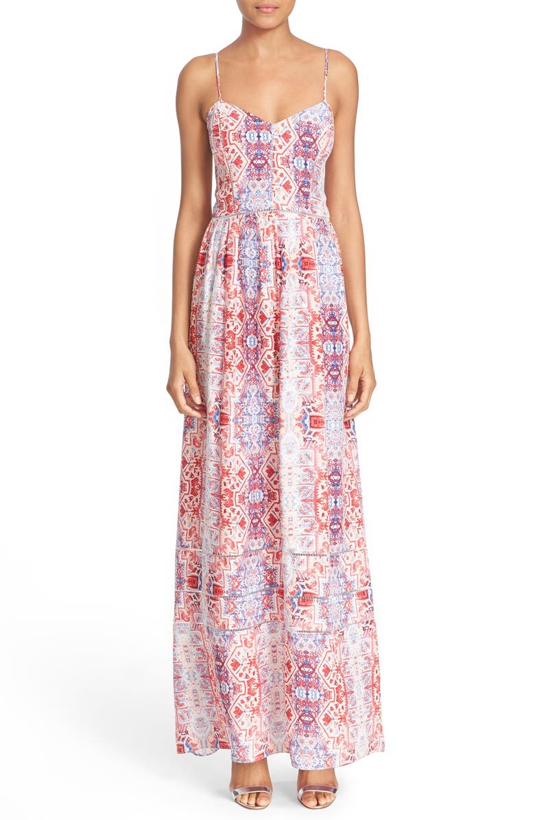 Parker 'Verona' Floral Print Silk Maxi Dress | Nordstrom