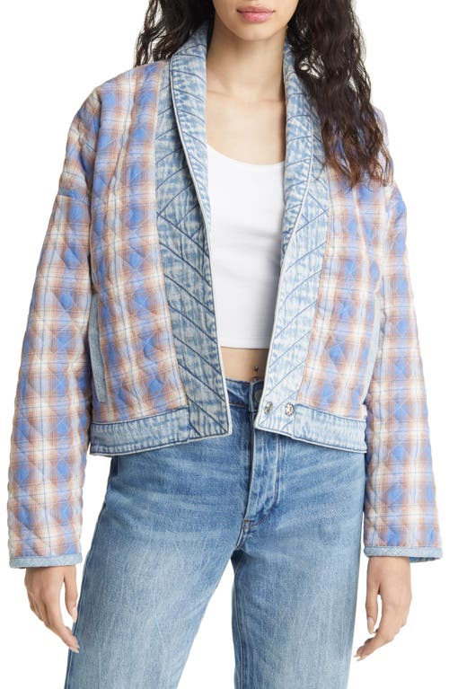 BLANKNYC Plaid Quilt Jacket in Fall For You