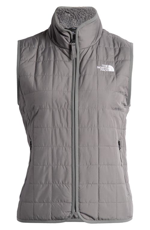 Shop The North Face Junction Quilted Heatseeker Eco Vest In Smoked Pearl