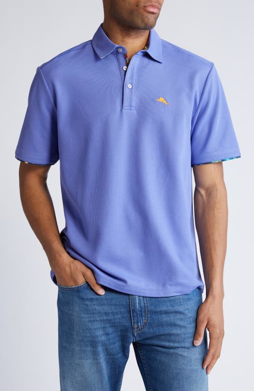 Tommy Bahama Garden Of Hope & Courage Islandzone® Five O'clock Polo In Blue