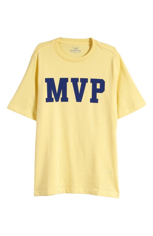 Vineyard Vines Kids' Mvp Graphic T-shirt In Yellow