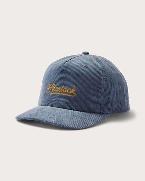 Hemlock Wesley 5 Panel Hat In Blue