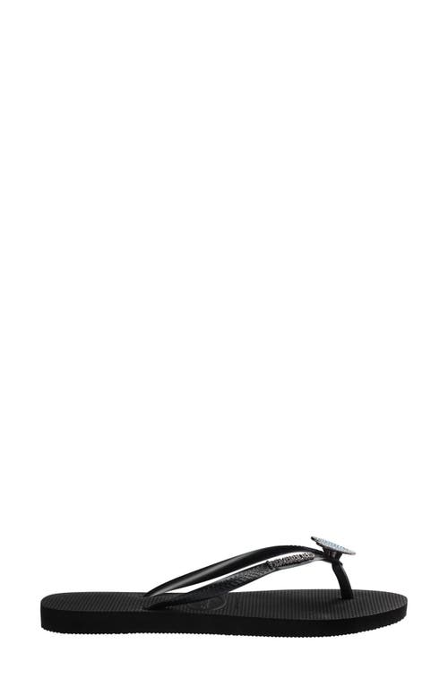 HAVAIANAS HAVAIANAS SLIM CRYSTAL CHARM FLIP FLOP