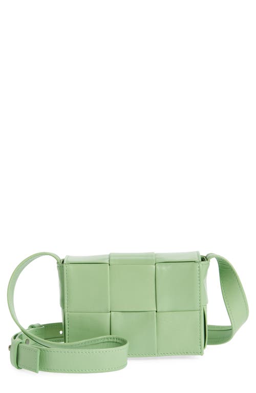 Bottega Veneta Cassette Crossbody Bag Pistachio