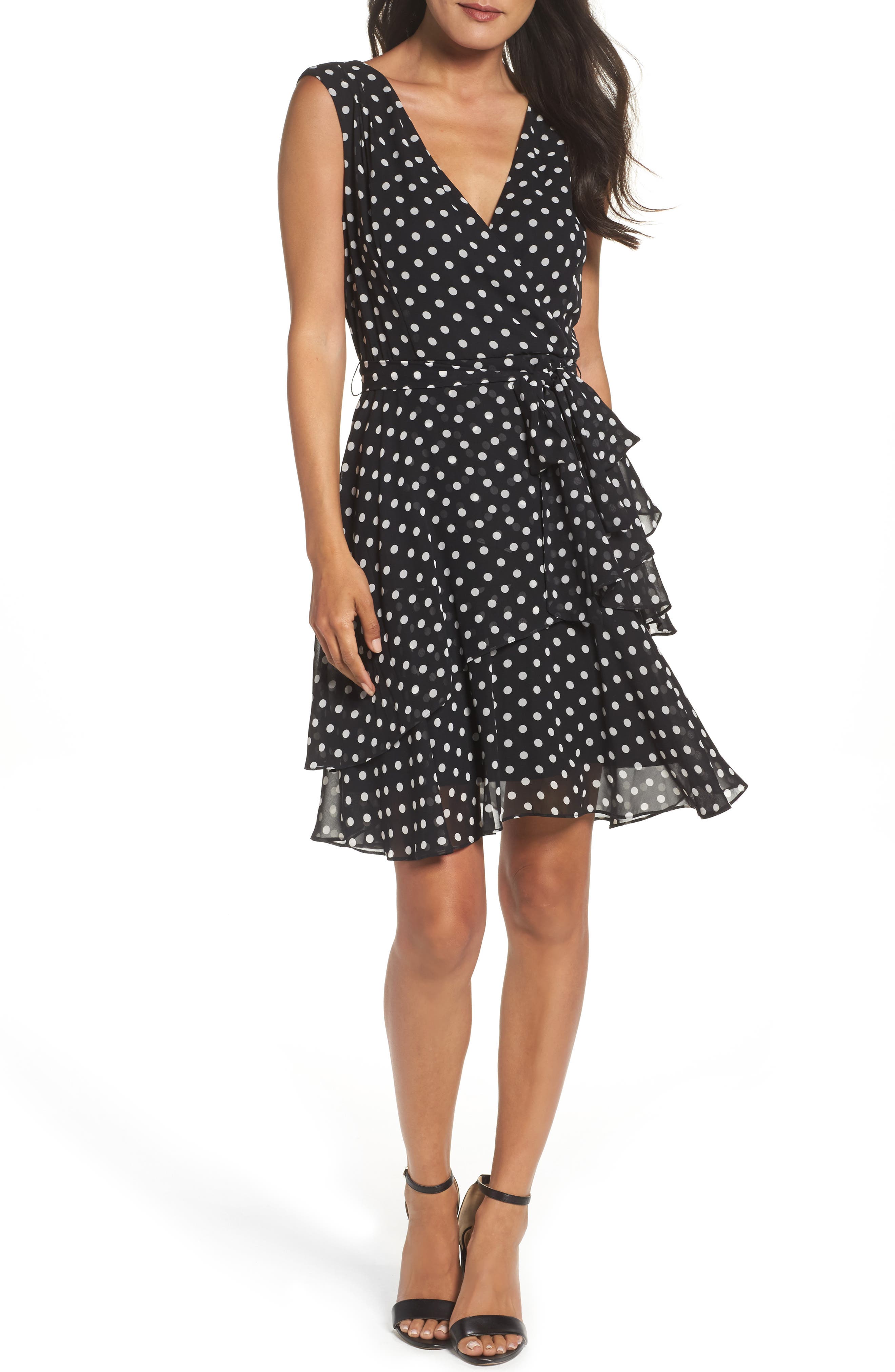 faux wrap dress nordstrom