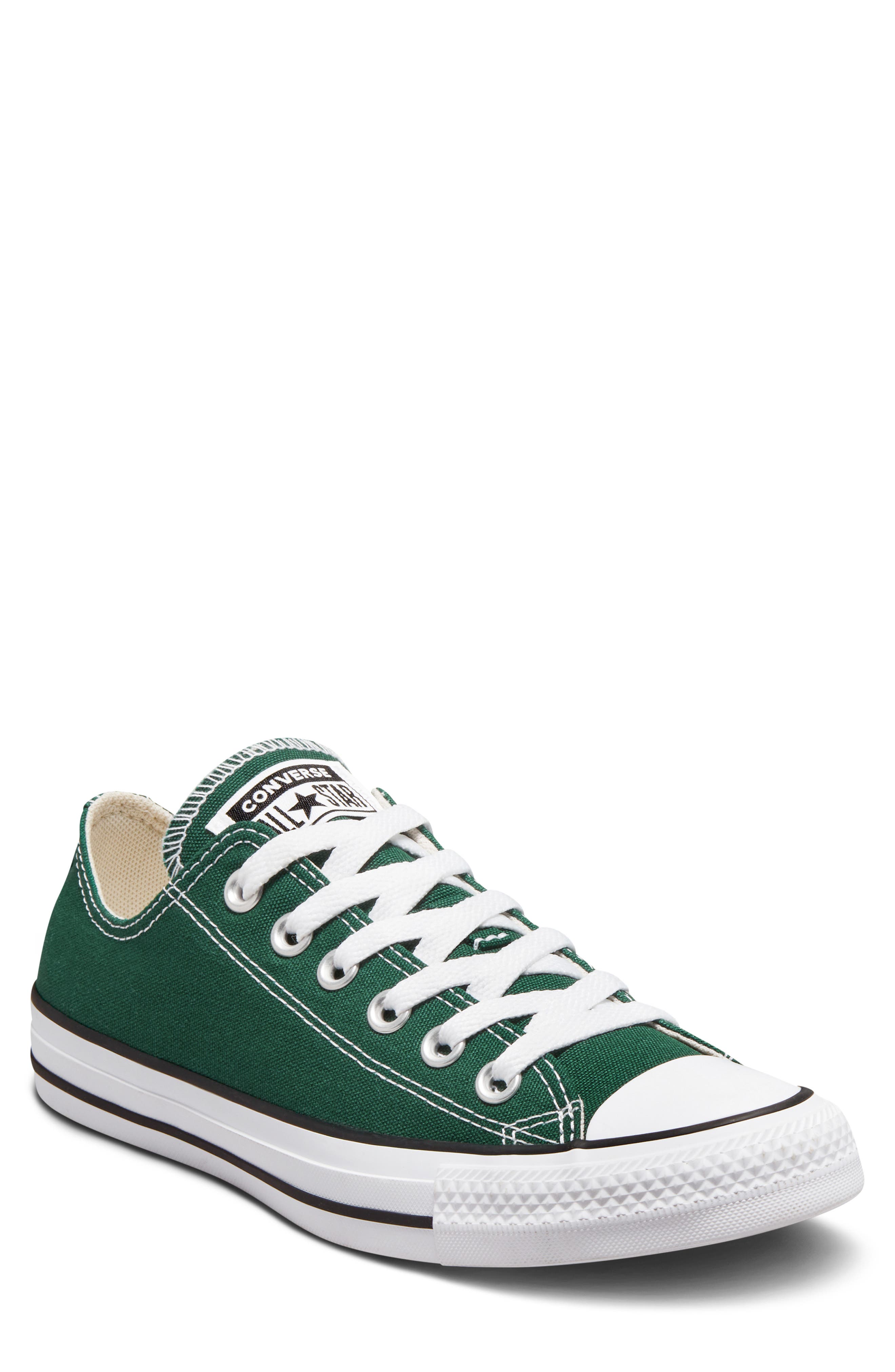 bottle green converse