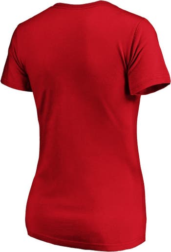 Minnesota Twins Fanatics Branded Women's Core Official Logo V-Neck T-Shirt  - Heathered Gray