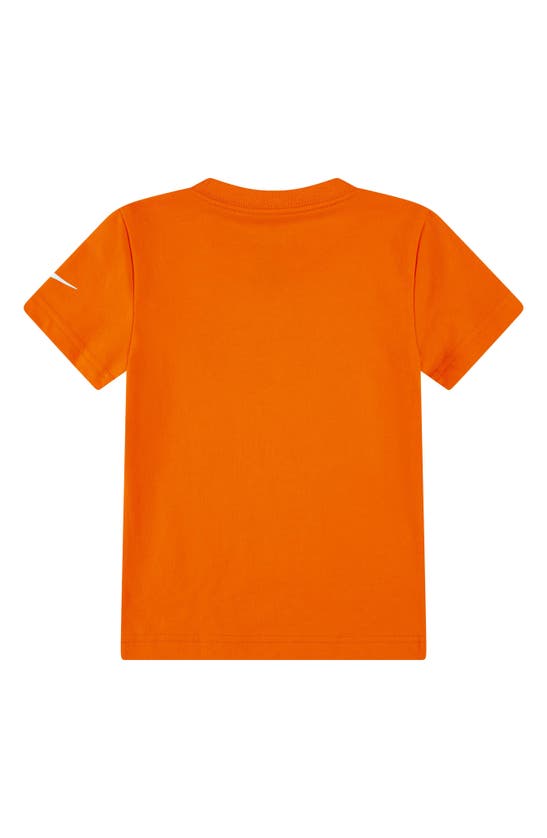 Shop Nike Kids' Boxy Graphic T-shirt In Safety Orange