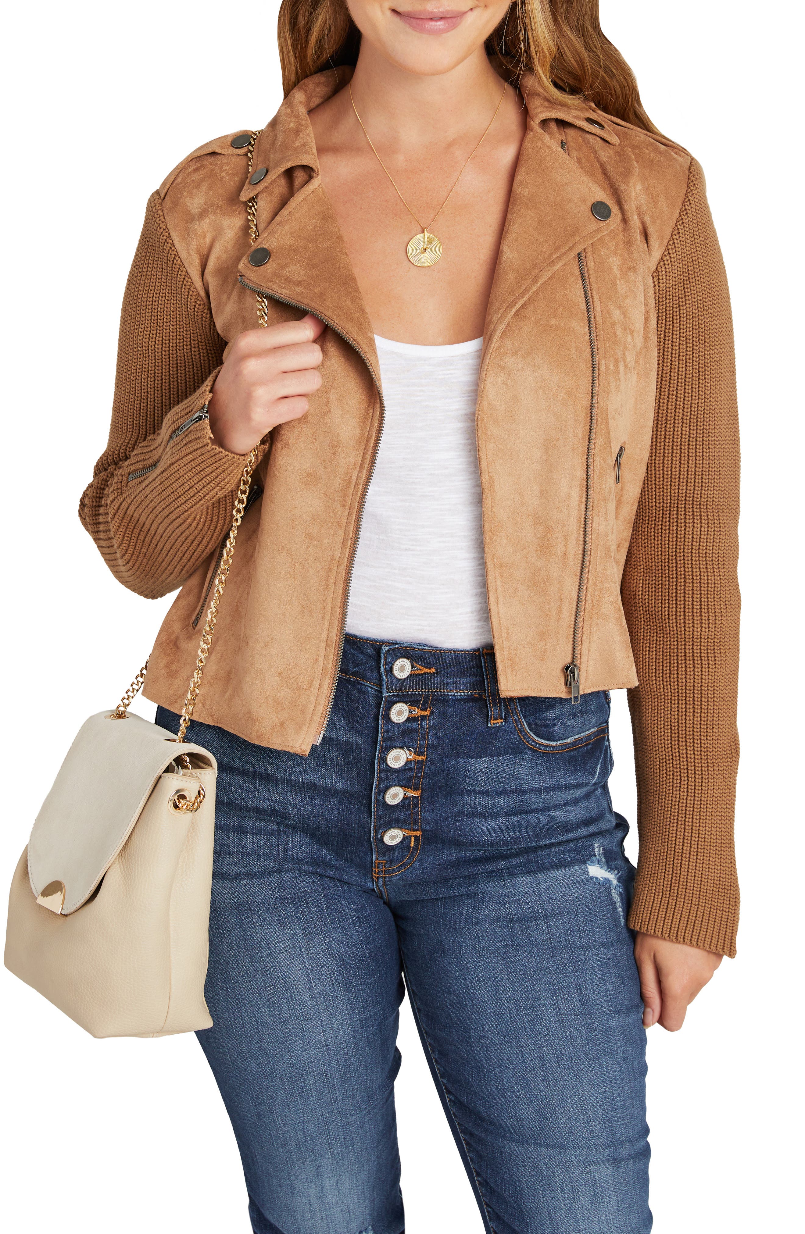 nordstrom faux suede jacket