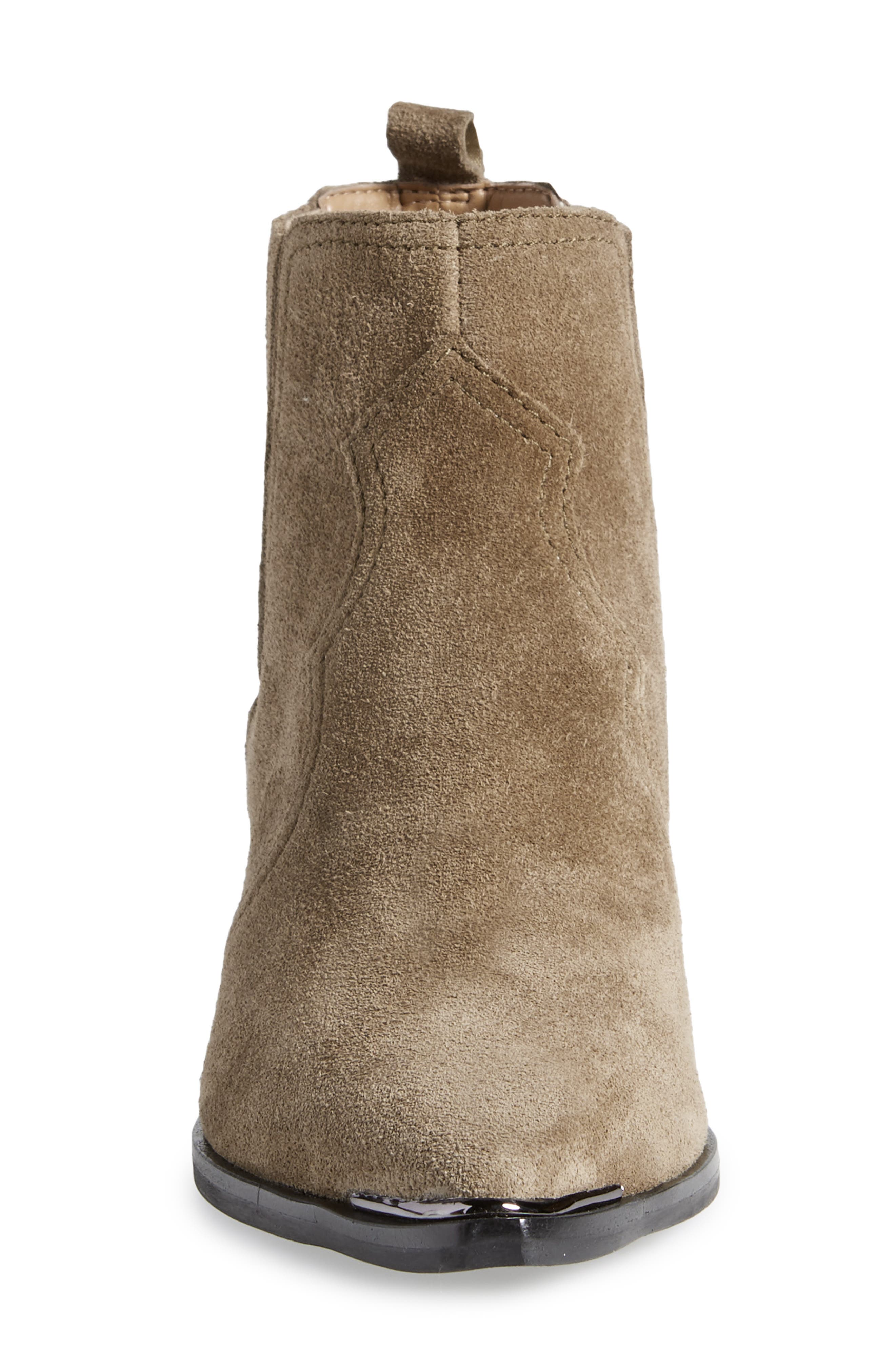 marc fisher yohani bootie cloud suede