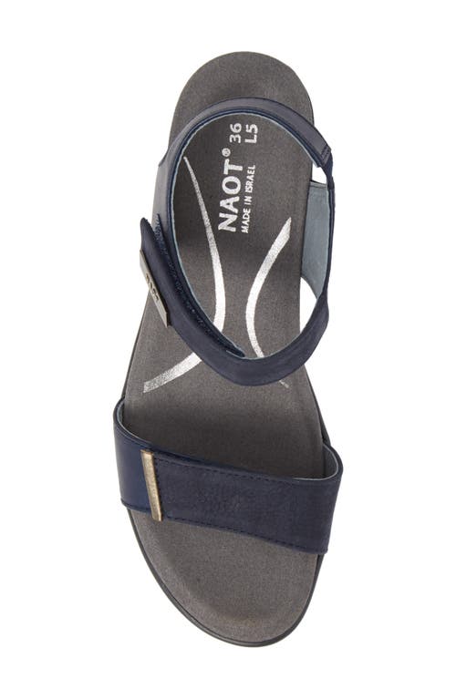 Naot 'intact' Sandal In Navy/polar Sea Leather