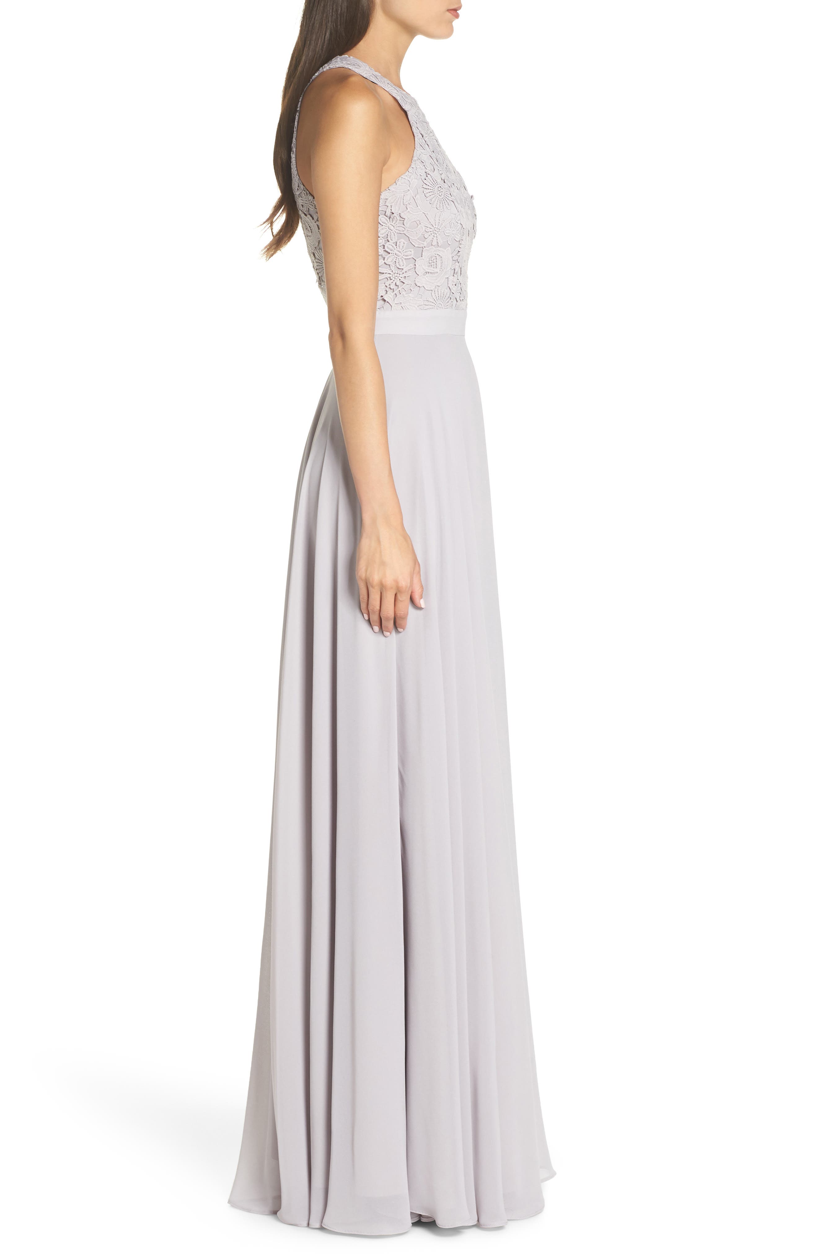 love poem lace halter gown