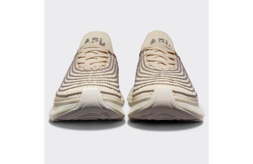 Shop Apl Athletic Propulsion Labs Techloom Zipline Sneakers In Greige/tundra/ivory