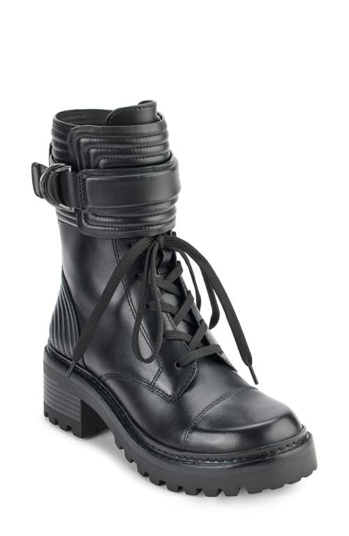 DKNY Basia Combat Boot in Black at Nordstrom, Size 6