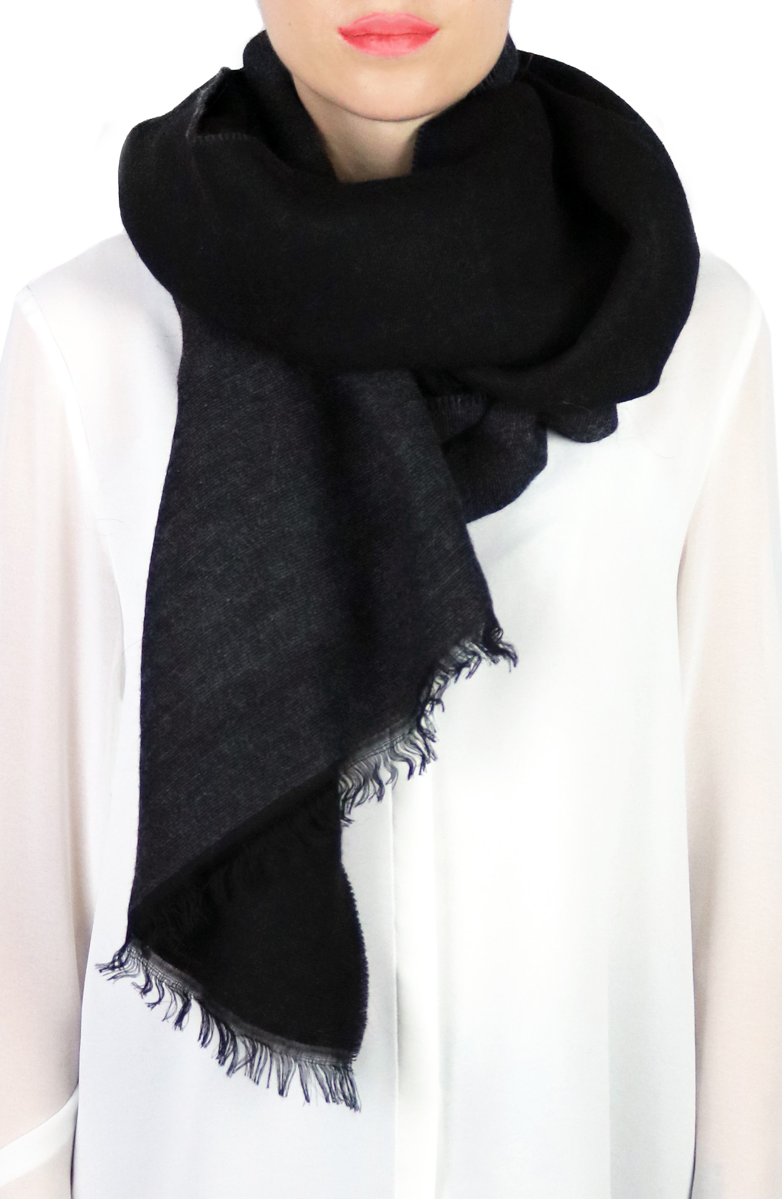 gucci black scarf womens