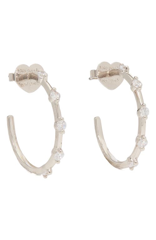 KATE SPADE KATE SPADE NEW YORK IMITATION PEARL HOOP EARRINGS 