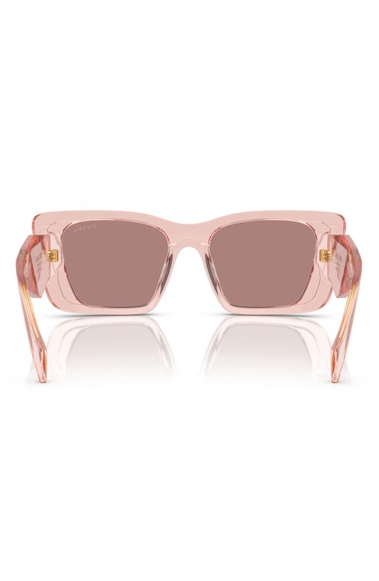 Shop Prada 51mm Butterfly Sunglasses In Lite Brown