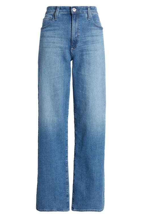 Ag Kora High Waist Wide Leg Jeans In Fortunate