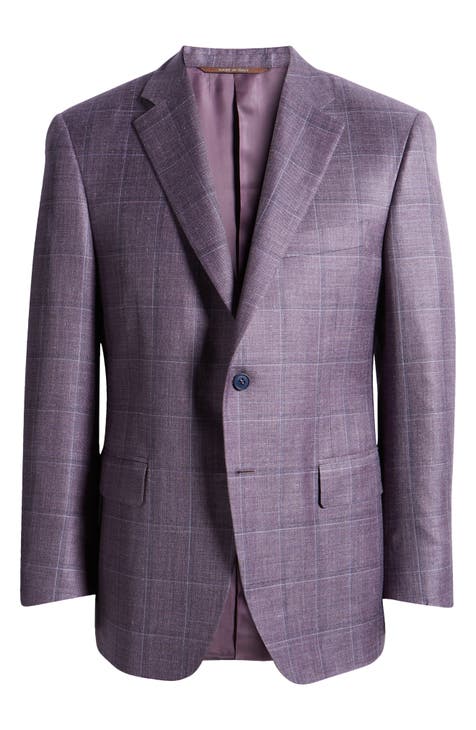 Mens lilac suit on sale jacket