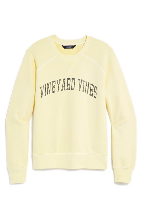 vineyard vines Cotton Logo Graphic Sweatshirt Sunshine Yellow at Nordstrom,