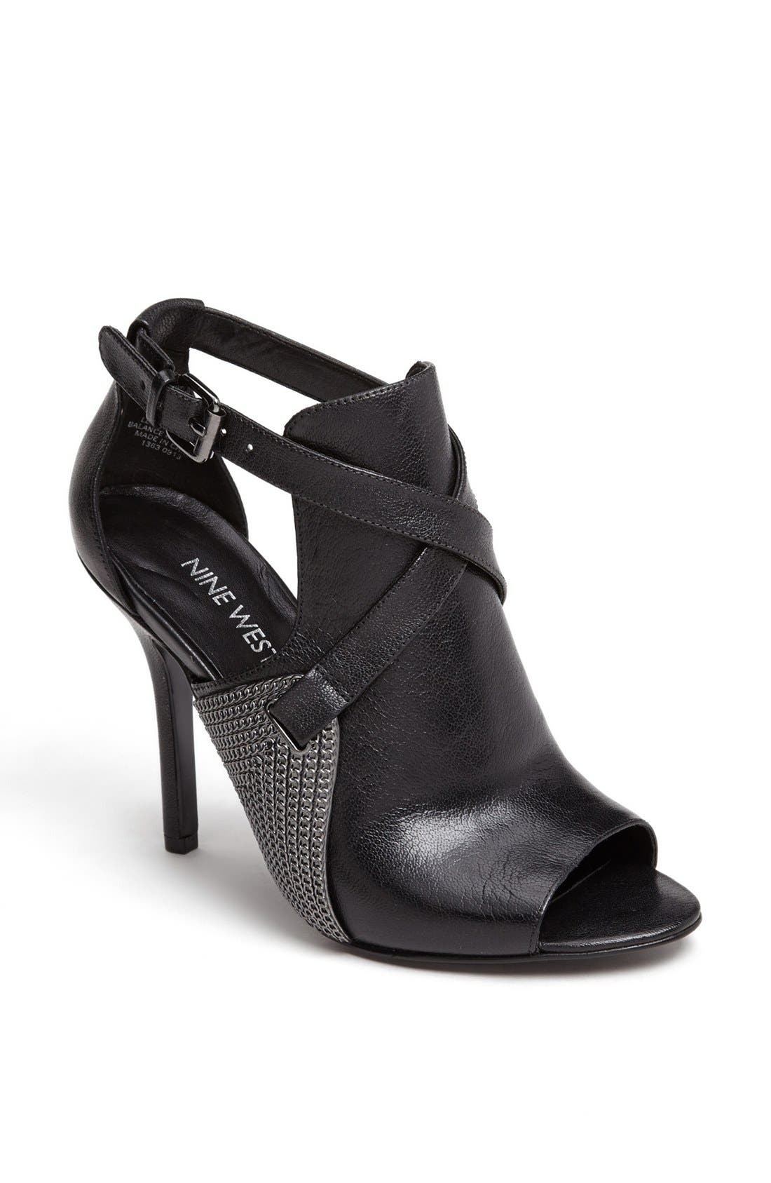 nine west cut out booties