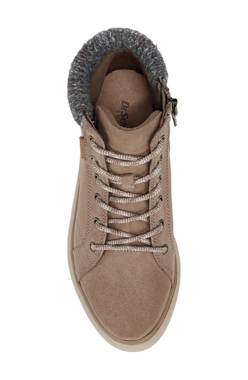 Dr. Scholl's Women's Nice Day Max Alpine Wedge Water Resistant Booties In Mocha Taupe