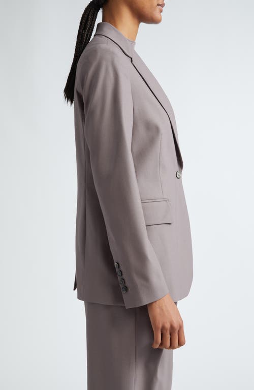 Eleventy One-button Stretch Wool Blazer In Viola