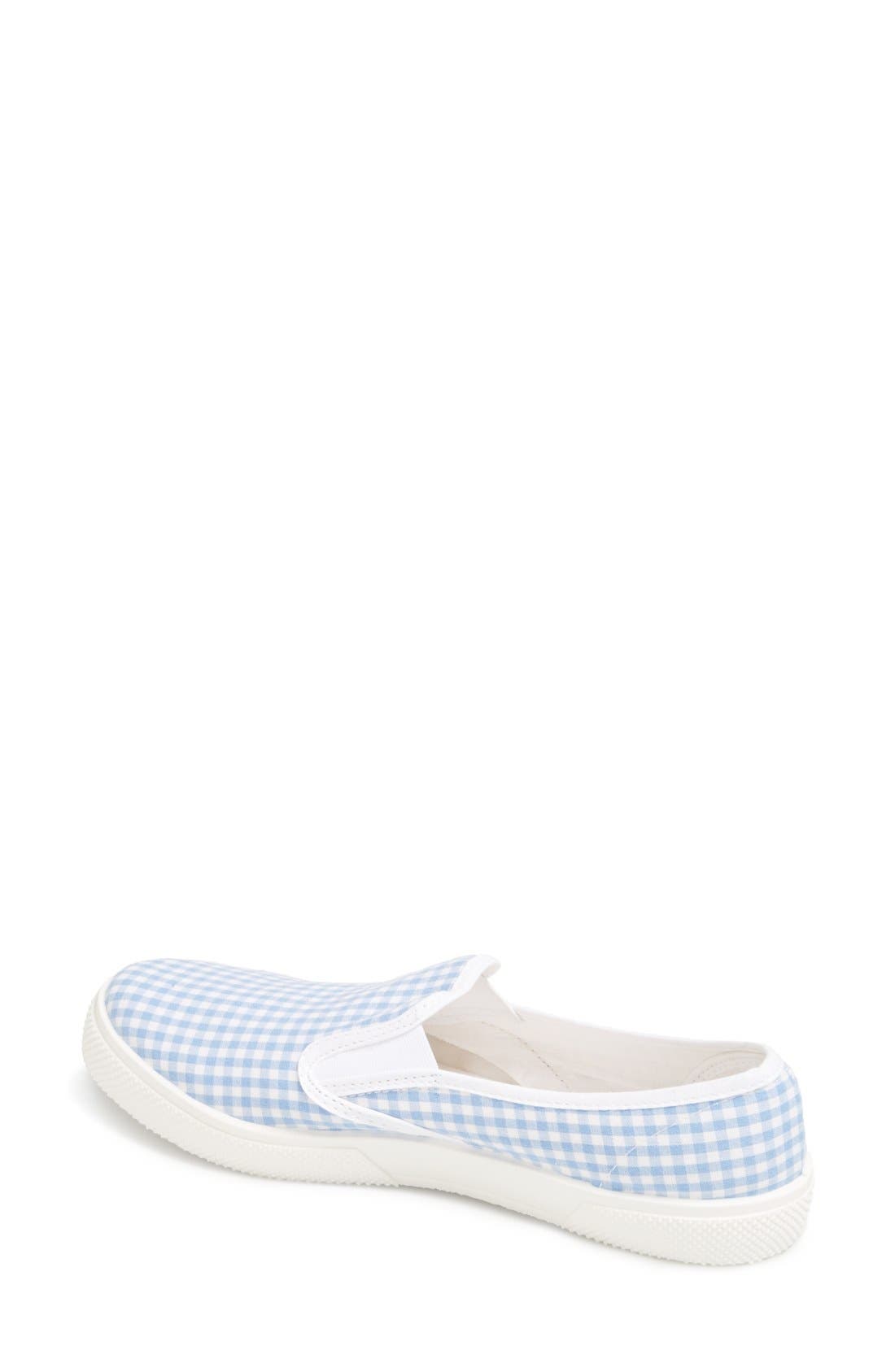 gingham slip on vans nordstrom