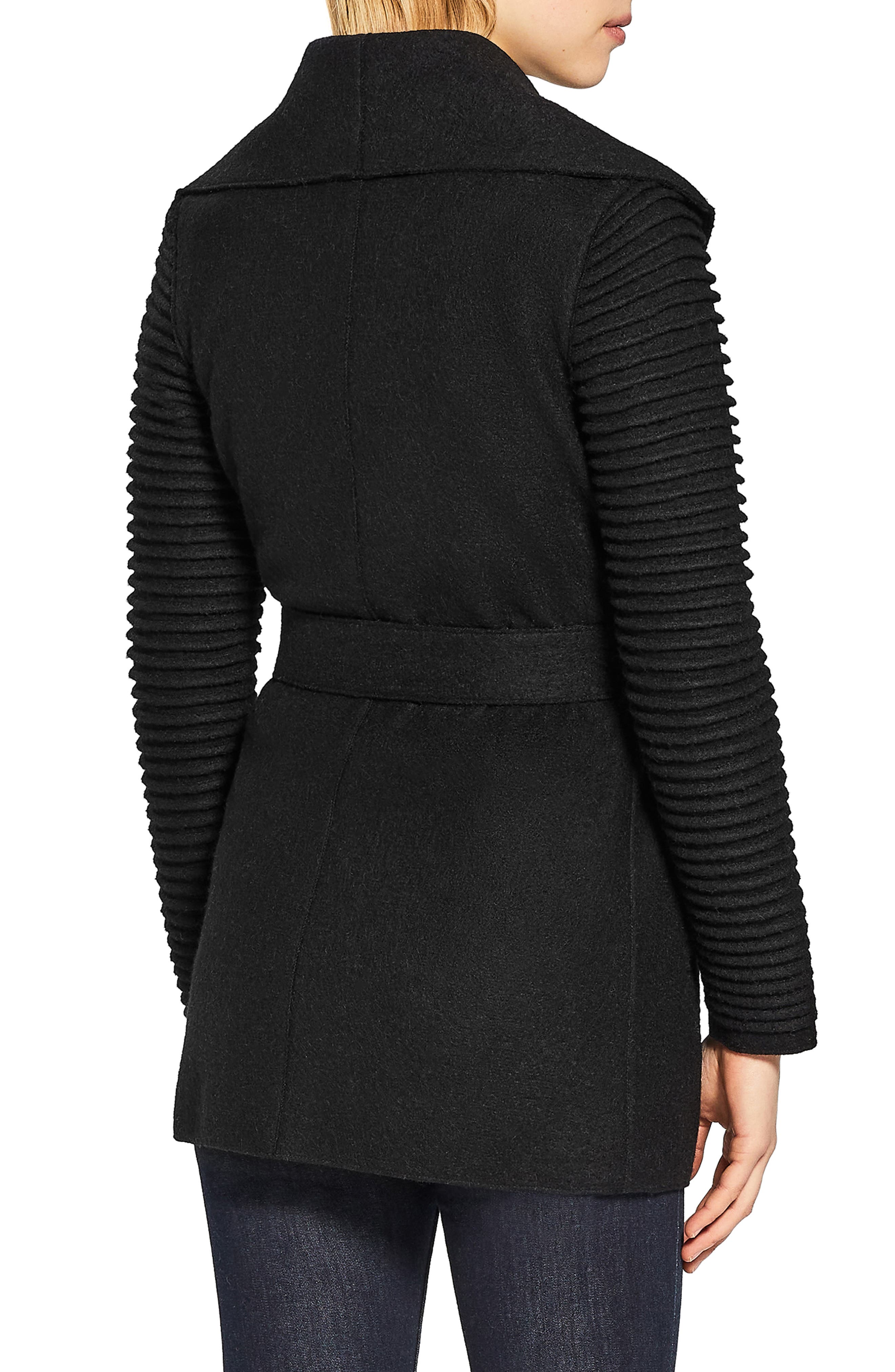 inc textured wrap coat