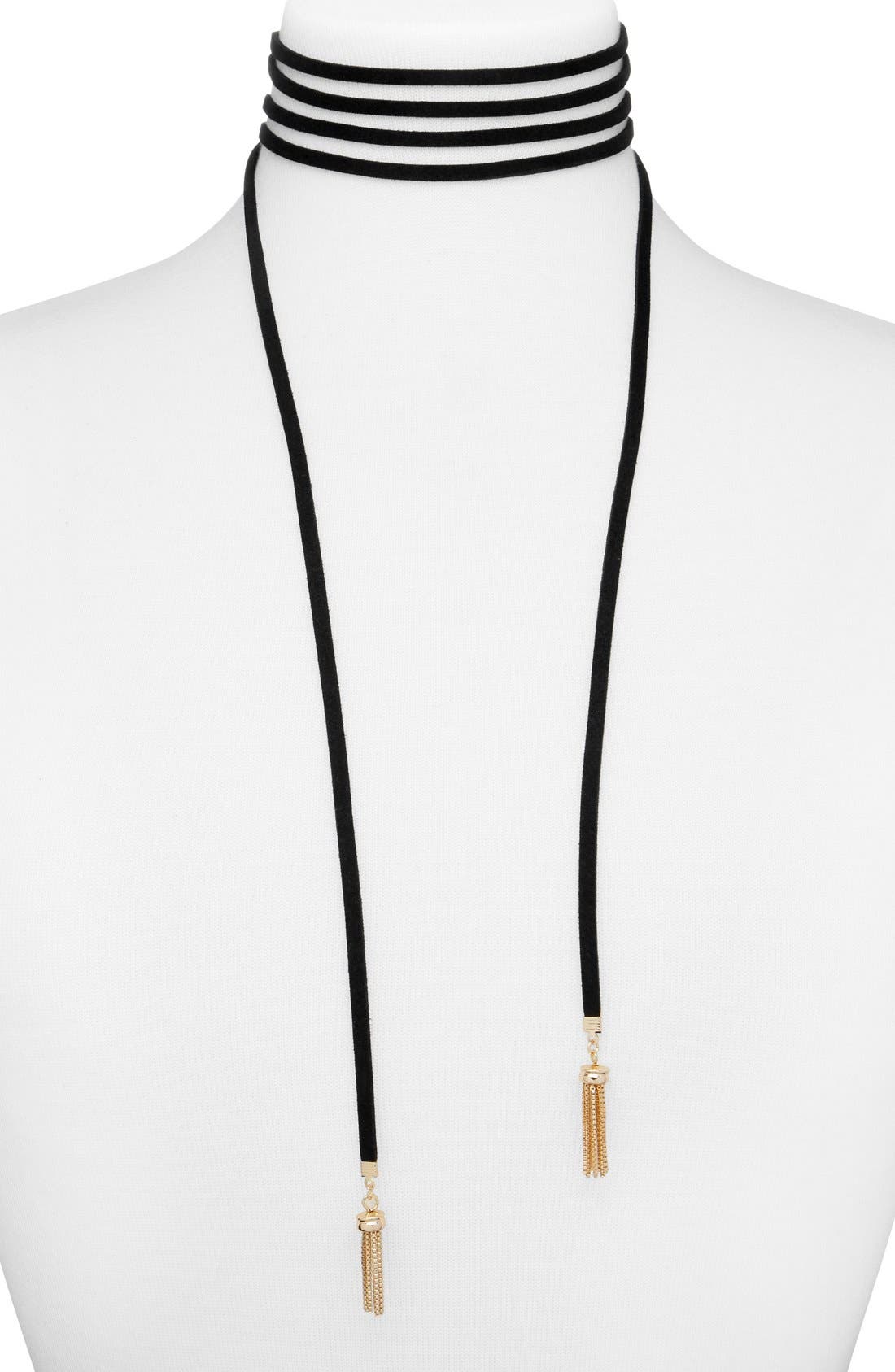BaubleBar Lariat Choker Necklace Nordstrom