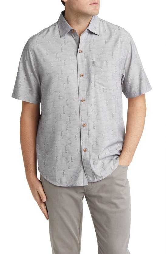 Tommy Bahama Mojito Bay Palm Row Coolmax® Short Sleeve Buttonup Shirt