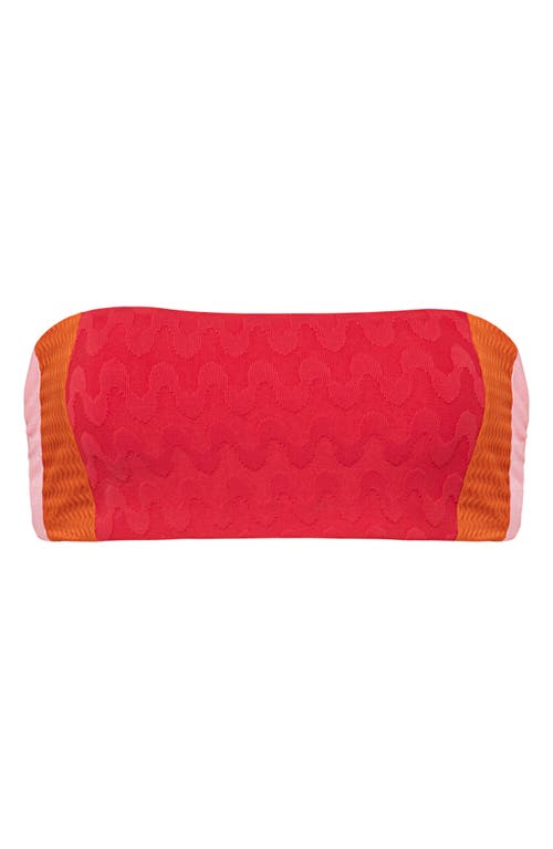 MAAJI MAAJI APPLE RED NOMAD MULTIFIT REVERSIBLE BIKINI TOP
