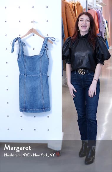 alice and olivia denim dress