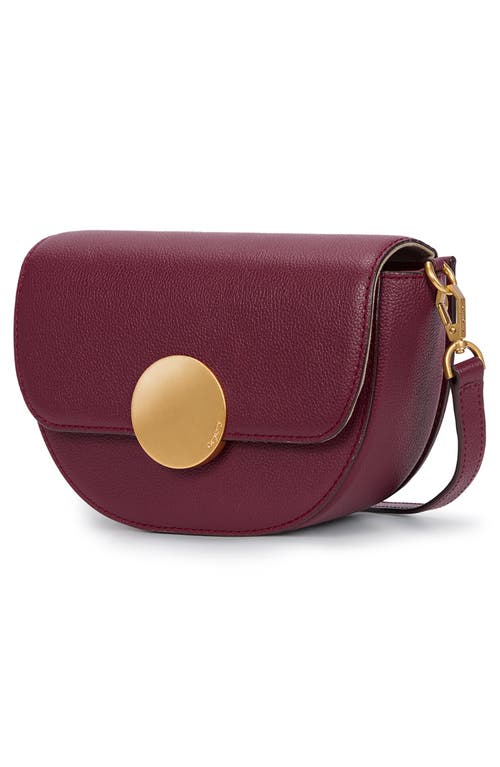 ORYANY ORYANY LOTTIE LEATHER SADDLE CROSSBODY BAG