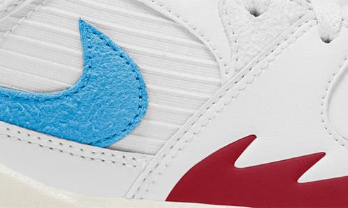 Shop Jordan Stadium 90 Sneaker In White/dark Powder Blue/red