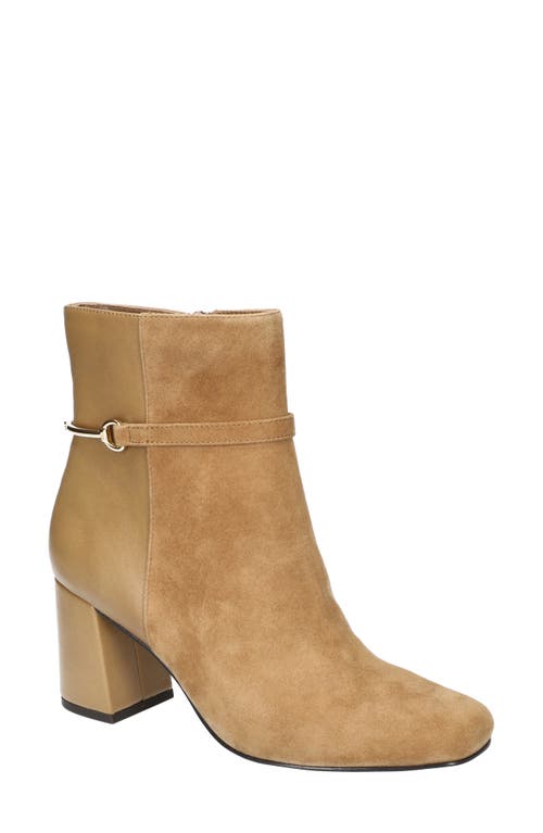 Shop Bella Vita Quincy Boot In Cognac Kidsuede Leather